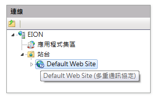 Default Web Site(多重通訊協定)